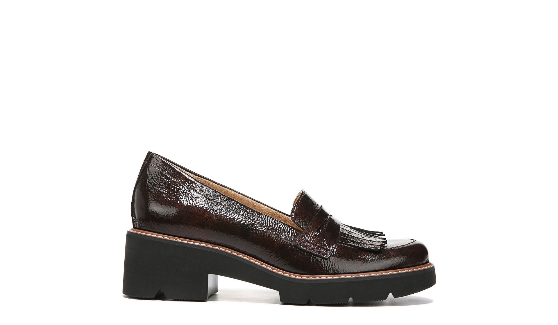 Naturalizer black patent deals loafer