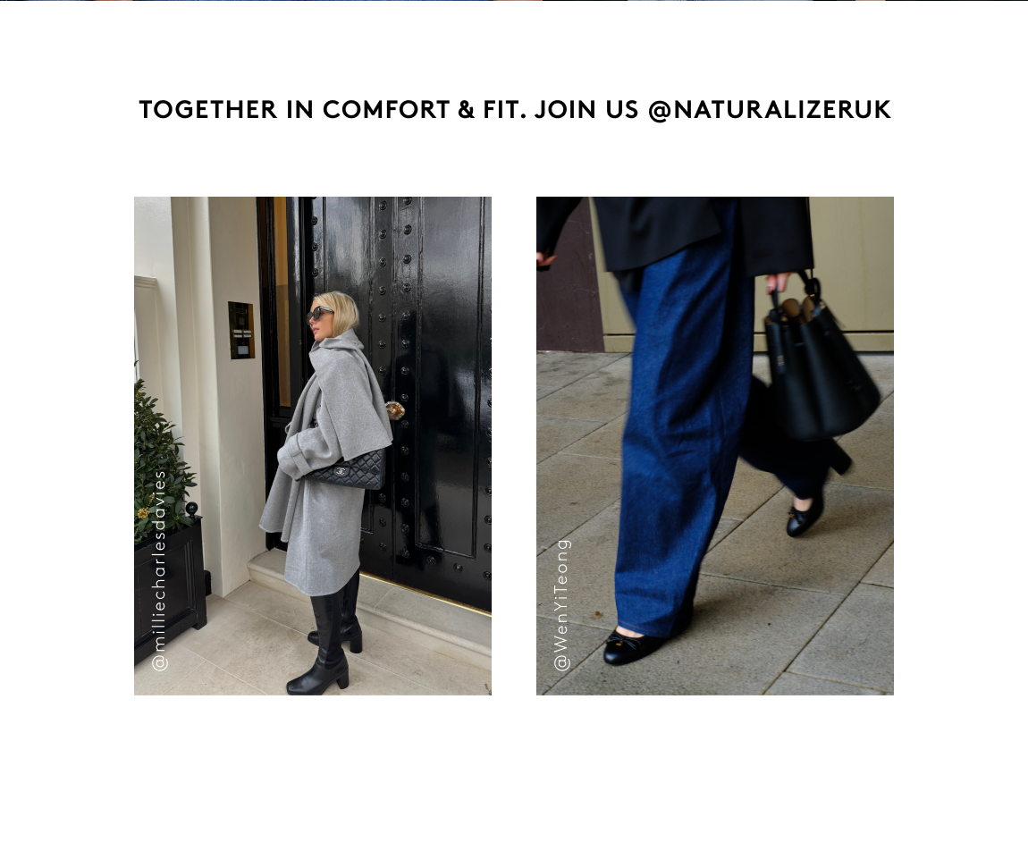 Together in Comfort & Fit. Join Us @naturalizeruk